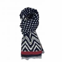 Polyester Tassels Women Scarf thermal & for women jacquard mixed pattern PC