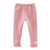 Cotton Slim Girl Casual Pant fleece & thermal patchwork PC