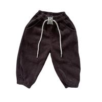 Cotton Slim Boy Casual Pants & thick fleece patchwork PC