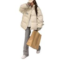 Polyester Women Parkas thicken & loose letter PC
