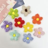 Mohair DIY Clothing Ornament handmade floral PC