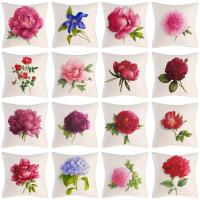 リネン スローピローカバー 印刷 花 選択のためのより多くの色 一つ