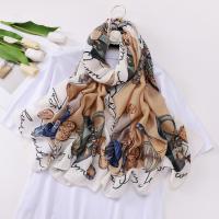 Cotton Linen Easy Matching Women Scarf printed PC