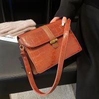 PU Leather Easy Matching Shoulder Bag soft surface Stone Grain PC