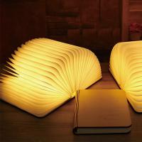 Tyvek Paper & Wooden Creative & foldable Night Lights PC