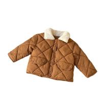 Cotton Slim Girl Parkas thicken & thermal patchwork Solid PC