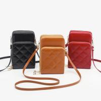 PU Leather Box Bag Cell Phone Bag Argyle PC