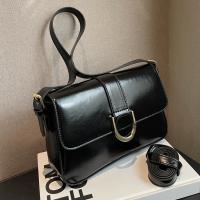 PU Leather Box Bag Shoulder Bag soft surface PC