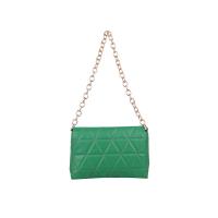 PU Leather Box Bag Shoulder Bag with chain & soft surface geometric PC