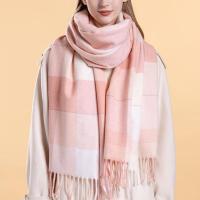 Wool Tassels Women Scarf thermal knitted plaid PC