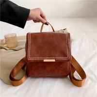 PU Leather Easy Matching Backpack soft surface PC