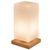 Dřevěné & Skleněné Stolní lampa kus
