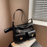 PU Leather Messenger Bags Shoulder Bag soft surface PC