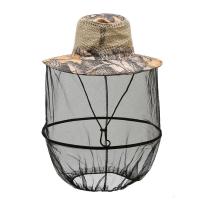 Cotton Camouflage & Anti-mosquito Bucket Hat anti ultraviolet Cotton patchwork PC