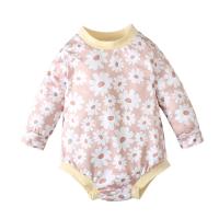 Cotton Baby Jumpsuit printed floral pink PC