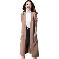 Polyamide Plus Size Sweater Coat & loose Viscose knitted Solid PC