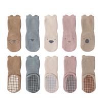 Combed Cotton Anti Slip Socks flexible & sweat absorption & anti-skidding knitted Solid Pair