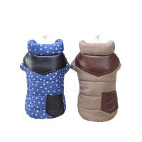 Synthetic Leather Medium-sized dogs Pet Dog Clothing Plush & Cotton printed floral PC