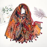 Cotton Women Scarf can be use as shawl & thermal printed PC