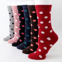 Nylon & Spandex & Cotton Women Knee Socks thermal mixed colors : Bag