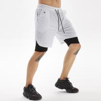Milk Fiber & Polyester Quick Dry & Middle Waist Men Cargo Shorts flexible & sweat absorption & breathable Solid PC