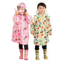 Polyester Fabrics Children One Piece Raincoat & waterproof PVC Rubber printed PC