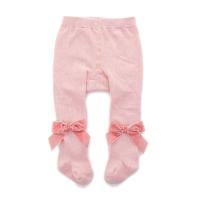 Combed Cotton Children Tights flexible & for girl Solid PC