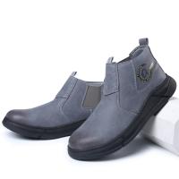 Microfiber PU Cuir synthétique Chaussures de travail pour hommes Caoutchouc Solide plus de couleurs pour le choix Paire