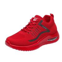 Knit Fabric front drawstring Women Sport Shoes & anti-skidding & breathable Pair