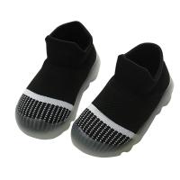 Knit Fabric Prewalker & anti-skidding & unisex & breathable Plastic Cement Solid Pair