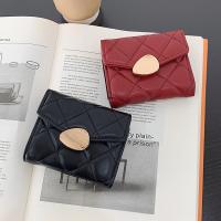 PU Leather Card Bag Multi Card Organizer & soft surface Argyle PC