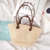 Rafidah Grass Woven Tote attached with hanging strap PC