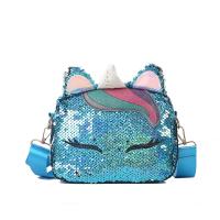 PU Leather Crossbody Bag soft surface Sequin PC