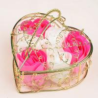 Flor de jabón Jabón rosa caja de regalo, más colores para elegir,  Caja