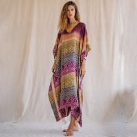 Polyester Swimming Cover Ups sun protection & loose purple : PC