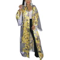 Polyester Swimming Cover Ups sun protection printed : PC