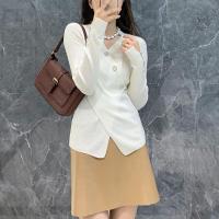 Polyamide Waist-controlled & Slim Women Sweater knitted Solid PC