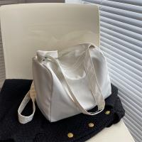 Nylon Pillow Shaped Shoulder Bag soft surface Solid PC