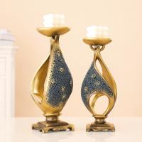 Resin Candle Holder for home decoration & two piece Set