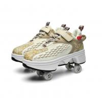 Caoutchouc & Cuir microfibre & EVA Silicone & PU Cuir Chaussures de roues pour enfants plus de couleurs pour le choix Paire