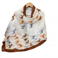 Polyester Women Scarf can be use as shawl printed PC