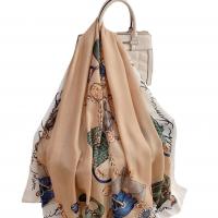 Polyester Women Scarf can be use as shawl & thermal Plain Weave PC