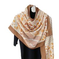 Polyester Women Scarf can be use as shawl & thermal Plain Weave PC