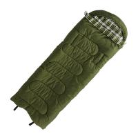 Hollow Fiber & Polyester Sleeping Bag Freeze Protection & thickening & thermal army green PC