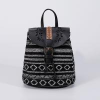 PU Leather & Polyester Bucket Bag Backpack Mini & soft surface PC