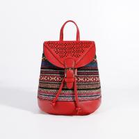 Coton polyester & PU Cuir Backpack plus de couleurs pour le choix pièce