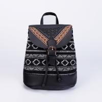 Polyester Cotton & PU Leather Backpack Mini & soft surface PC