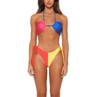 Polyamide Bikini & two piece patchwork mixed colors Set
