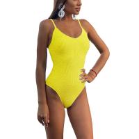 Polyamide One-piece Swimsuit & skinny style Solid PC