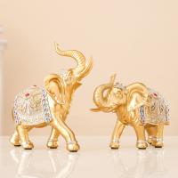 Resin Crafts Ornaments for home decoration & two piece gold Set